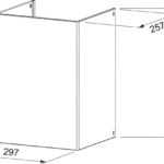 KIT CHIMNEY UPP.ALTO BK MATT H990