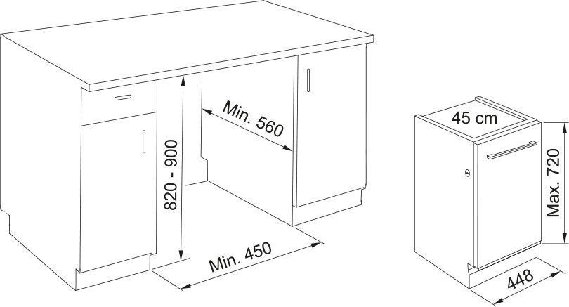 Dishwasher FDW 4510 E8P E