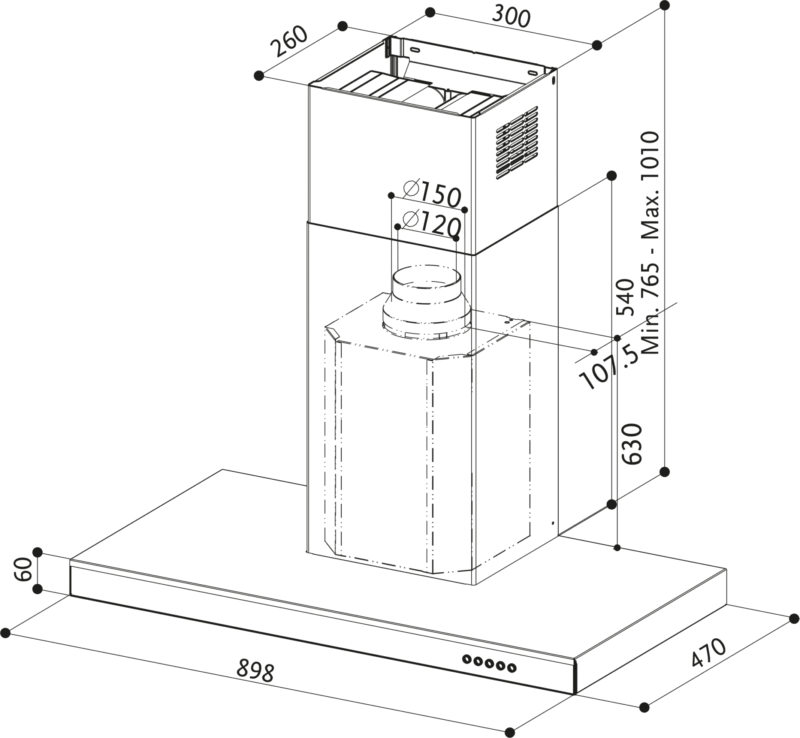 ONYX-T BK GLASS/X A90/2
