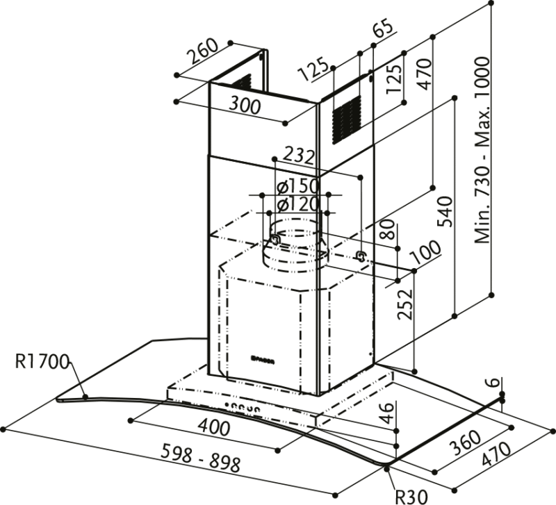RAY SRM LED X/V NS A60/2